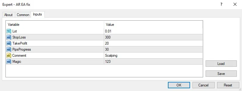 AR FOREX EA Performance